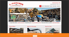 Desktop Screenshot of fletchers-timber.co.uk